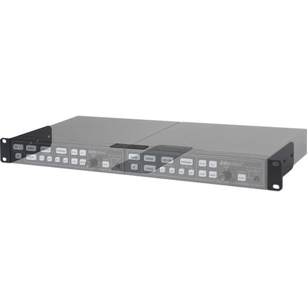 Datavideo Kit de Montaje en Rack para 1 Unidad Completa o 2 Medias (1 RU) con Placas de Conexión Superior e Inferior