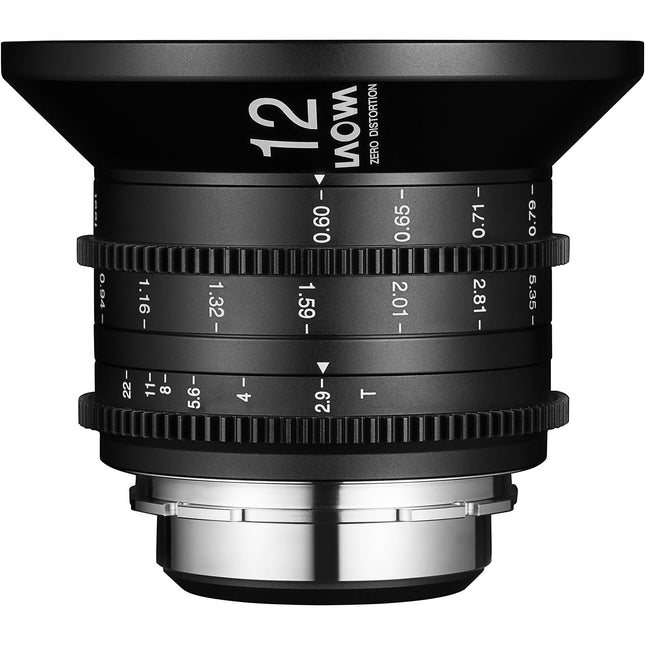 Venus Optics Laowa 12mm T2.9 Zero-D Lente Cine Canon EF 122° Ángulo 7" Enfoque Cercano