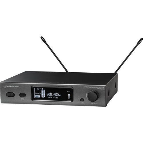 Audio-Technica ATW-3211N/831 Sistema de Micrófono Lavalier Cardioide Inalámbrico 330 ft 9.5 Horas batería