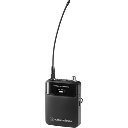 Audio-Technica ATW-3211N/831 Sistema de Micrófono Lavalier Cardioide Inalámbrico 330 ft 9.5 Horas batería