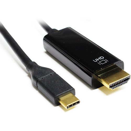 Tera Grand Cable USB Tipo C a HDMI 10 pies 4K 60Hz Conectores Dorados Plug and Play