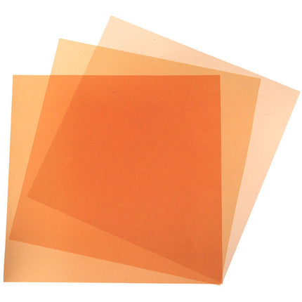 ALZO Kit Filtros Gel CTO Calentadores 8 x 8 Pulgadas 1 4 y 1 2 CTO