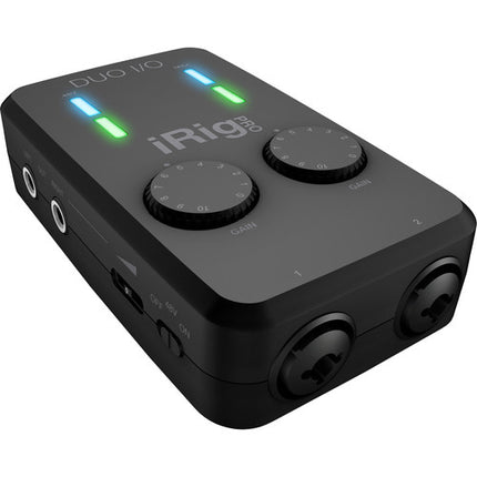 IK Multimedia iRig Pro Duo I/O Interfaz de Audio MIDI 2 Canales 2 Preamplificadores Phantom Power