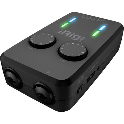 IK Multimedia iRig Pro Duo I/O Interfaz de Audio MIDI 2 Canales 2 Preamplificadores Phantom Power