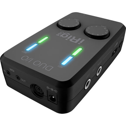 IK Multimedia iRig Pro Duo I/O Interfaz de Audio MIDI 2 Canales 2 Preamplificadores Phantom Power