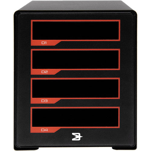 BLACKJET Thunderbolt 3 Dock Cinema 4 Bahías DX-1M M.2 SSD 3.6 lb