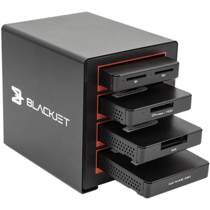 BLACKJET Thunderbolt 3 Dock Cinema 4 Bahías DX-1M M.2 SSD 3.6 lb