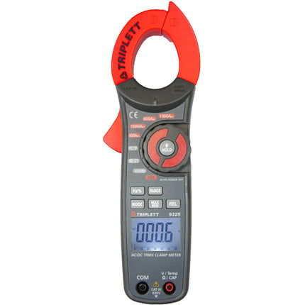 Triplett 9325 Medidor Pinza AC DC True RMS 1000A con Sonda Tipo K