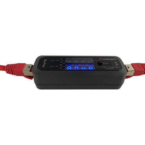 Triplett POE2000 PoE Tester Pro para instalación de cámaras IP y teléfonos VoIP