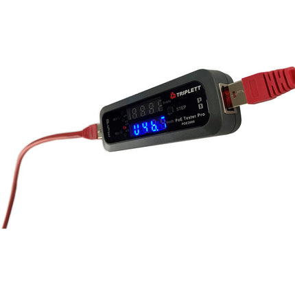 Triplett POE2000 PoE Tester Pro para instalación de cámaras IP y teléfonos VoIP
