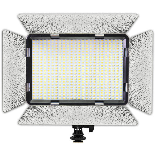 Vidpro LED-530 Kit de Luz Profesional On-Cámara Varicolor 528 LEDs 2300 Lux