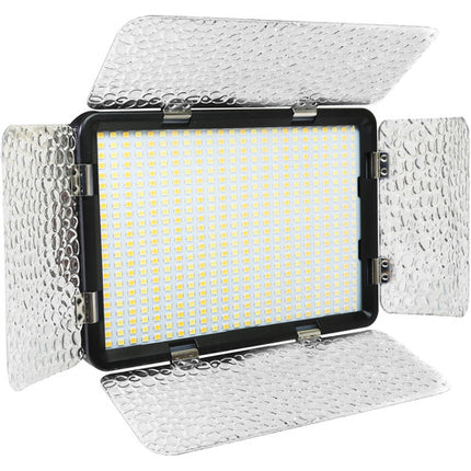 Vidpro LED-530 Kit de Luz Profesional On-Cámara Varicolor 528 LEDs 2300 Lux