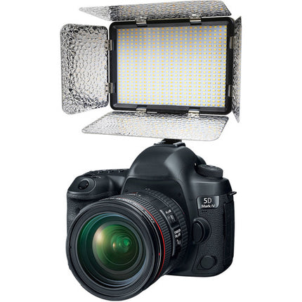 Vidpro LED-530 Kit de Luz Profesional On-Cámara Varicolor 528 LEDs 2300 Lux