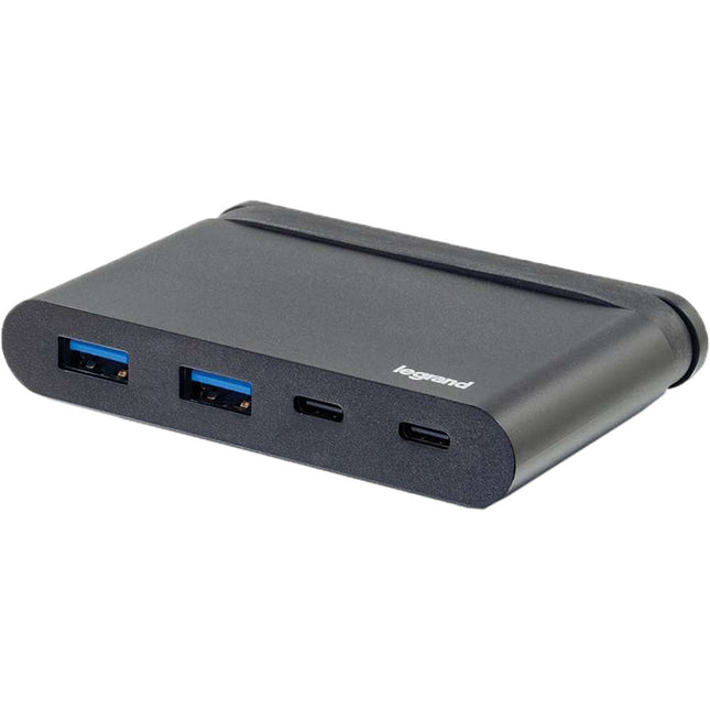 C2G Hub USB 3.1 Gen 1 Tipo C y A 4 Puertos 5 Gb/s 100W PD