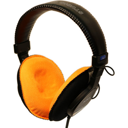 Bluestar CanSkins Fundas para Auriculares Sony MDR-7506 Par Naranja Suaves Transpirables