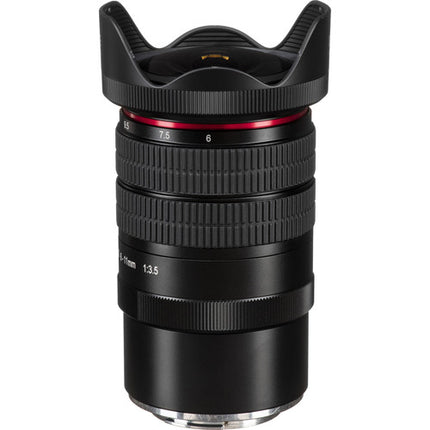 Meike MK-6-11mm f3.5 objetivo ojo de pez para Sony E con apertura f3.5-f16 y ángulo 180°