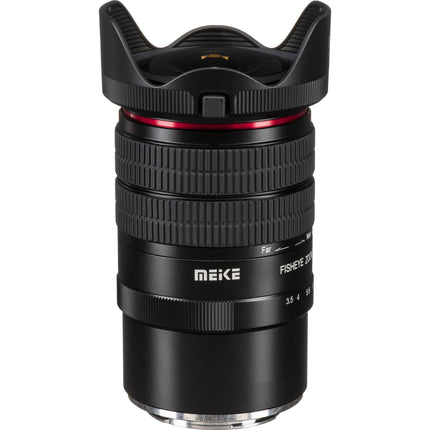 Meike MK-6-11mm f3.5 objetivo ojo de pez para Sony E con apertura f3.5-f16 y ángulo 180°