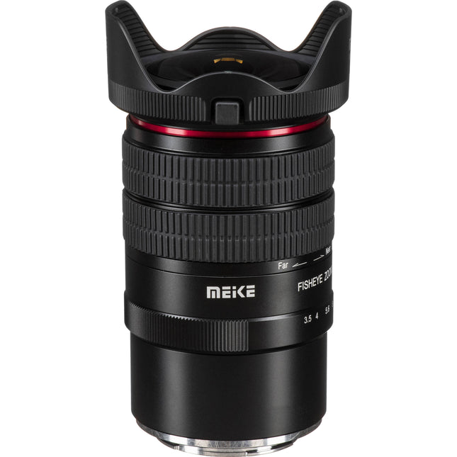 Meike MK-6-11mm f3.5 objetivo ojo de pez para Sony E con apertura f3.5-f16 y ángulo 180°