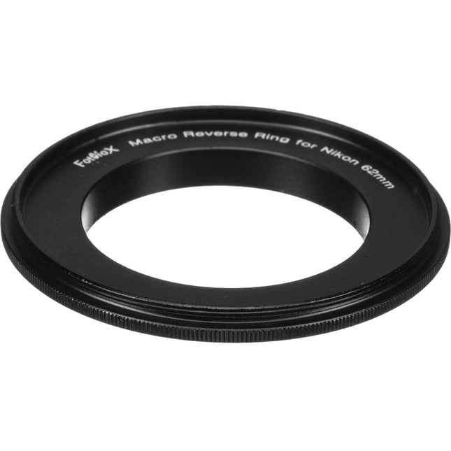 FotodioX 62mm Anillo Adaptador Macro Reverso para Cámaras Nikon F-Mount