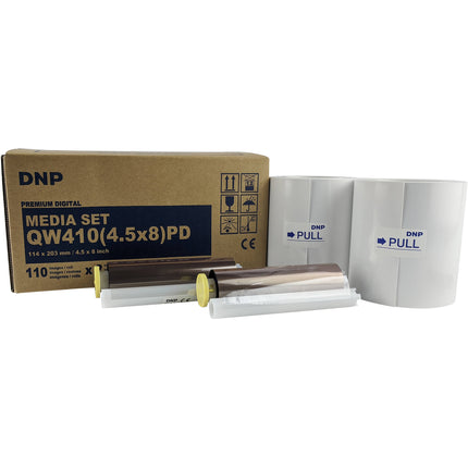 DNP DP-QW410 Set de Medios para Impresora Profesional Fotos 4.5x8" 220 impresiones acabado brillo o mate