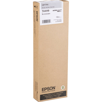Cartucho de Tinta Epson UltraChrome PRO12 Gris Claro 700mL para Impresoras Gran Formato SureColor P7570 P9570