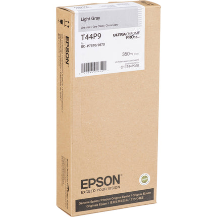 Cartucho de Tinta Epson UltraChrome PRO12 Gris Claro 350mL para Impresoras Gran Formato SureColor P7570 P9570