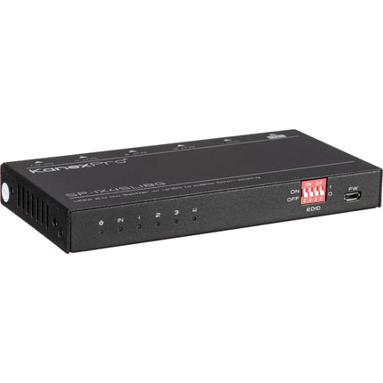 KanexPro SP-1X4SL18G Divisor HDMI Slim 4K 4096x2160 con soporte HDCP 2.2