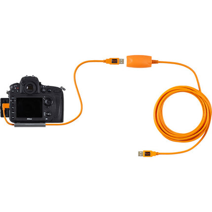 Tether Tools TetherPro Cable Adaptador USB 3.1 Gen 1 20" Ángulo Derecho Naranja