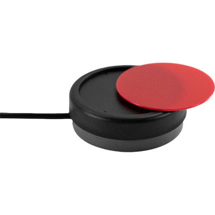 X-keys Red One Button Switch con Cable de 12 pies y conector 3.5mm Mono
