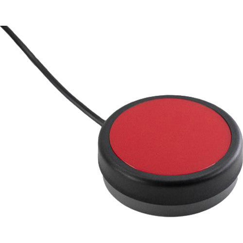 X-keys Red One Button Switch con Cable de 12 pies y conector 3.5mm Mono