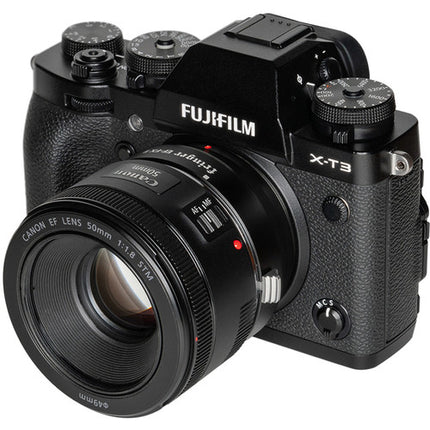 Fringer EF-FX II Adaptador Montura para Objetivo EF EF-S a Fujifilm X con Autofocus y Estabilización