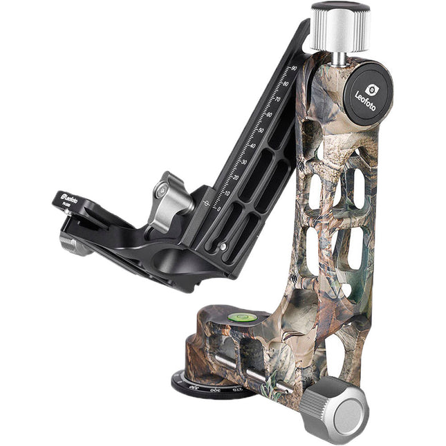 Leofoto PG-1 Cabezal Gimbal Camuflaje Capacidad 25kg Altura 23cm