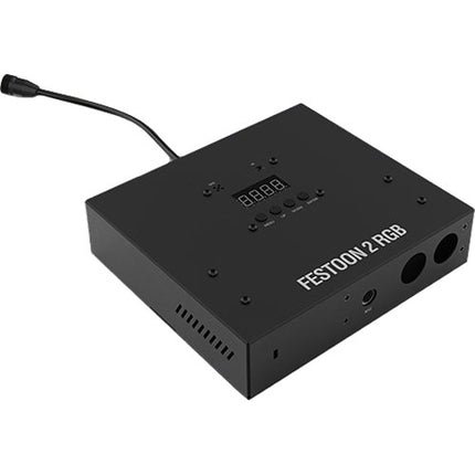 CHAUVET DJ Festoon 2 Luz de Cuerda con Bombillas LED RGB IP54 y Controlador