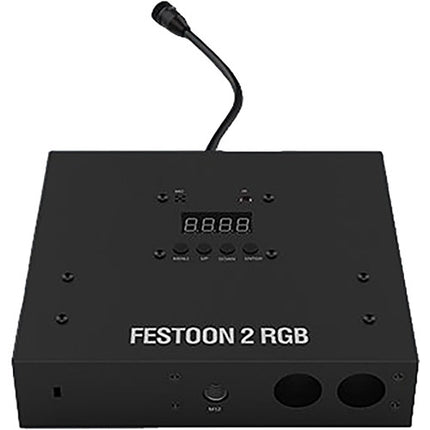 CHAUVET DJ Festoon 2 Luz de Cuerda con Bombillas LED RGB IP54 y Controlador