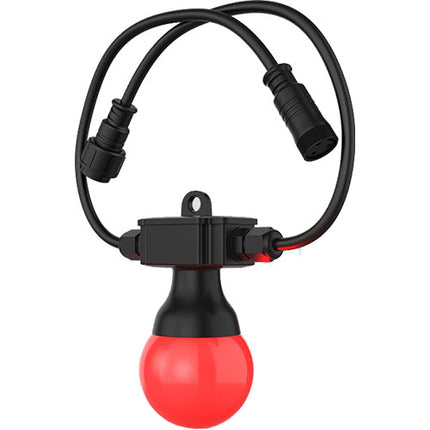 CHAUVET DJ Festoon 2 RGB Extensión de Cadena de Luces 49 pies 20 Bulbos RGB
