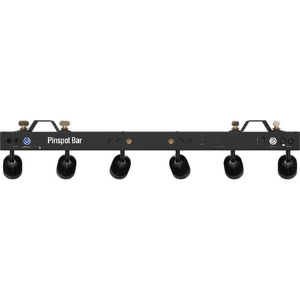 CHAUVET DJ Pinspot Bar Luz de 6 LEDs 15W 4000K con Difusores y Filtros CTO