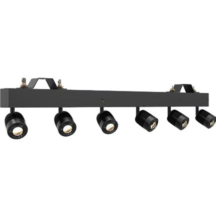 CHAUVET DJ Pinspot Bar Luz de 6 LEDs 15W 4000K con Difusores y Filtros CTO