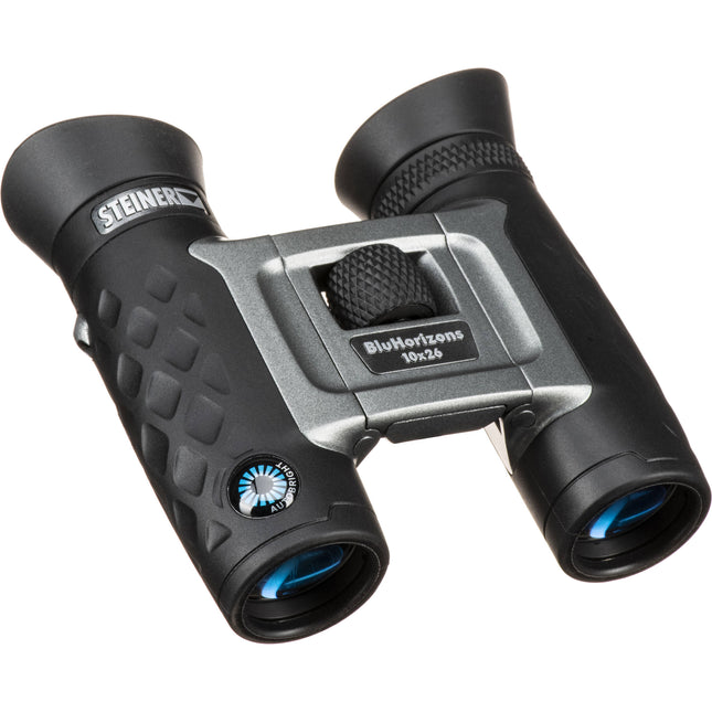 Steiner 10x26 BluHorizons Prismáticos Compactos y Resistentes con Estuche Neopreno
