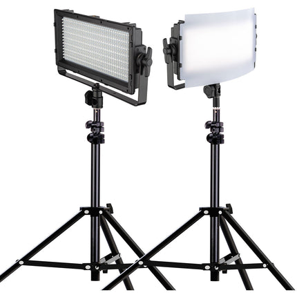 Genaray Spectro LED Essential 500IID Panel LED Luz Día Kit 2 Unidades 3880 Lux 5600K