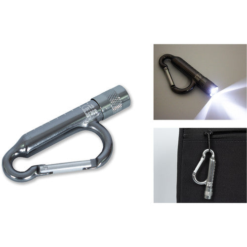 PortaBrace CARA-BRNZ Mosquetón con Linterna incluye Pilas AG3