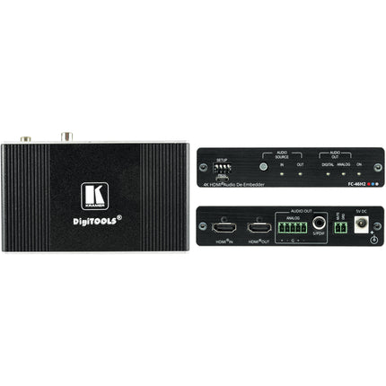 Kramer FC-46H2 De-Embedder HDMI 4K HDR 60 Hz Salida Digital Analógica