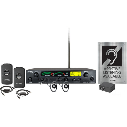 Listen Technologies Listen iDSP Sistema de RF Estacionario 72 MHz 3 Canales