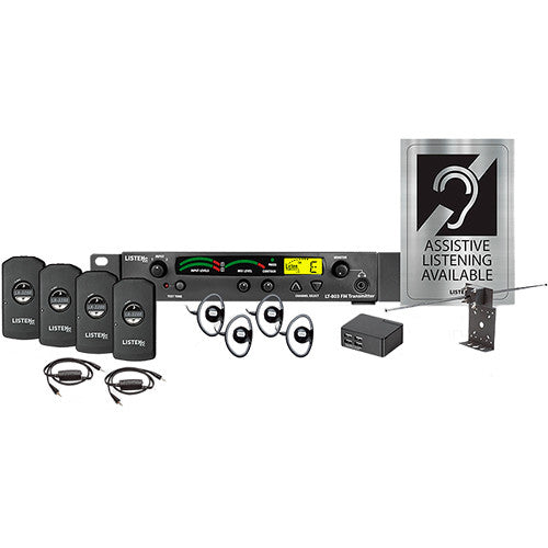 Listen Technologies Listen iDSP Essentials Level 2 Sistema de RF Estacionario 72 MHz 3 Canales