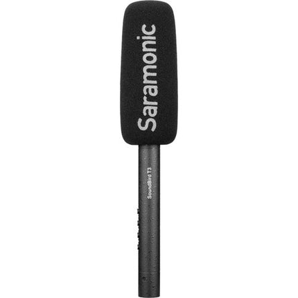 Saramonic SoundBird T3 Micrófono Shotgun Batería Recargable Phantom XLR Cable Estuche Rigido