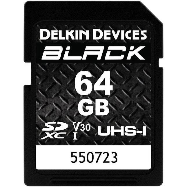 Delkin Devices 64GB UHS-I SDXC Tarjeta de Memoria 90 MB/s con Estuche de Protección
