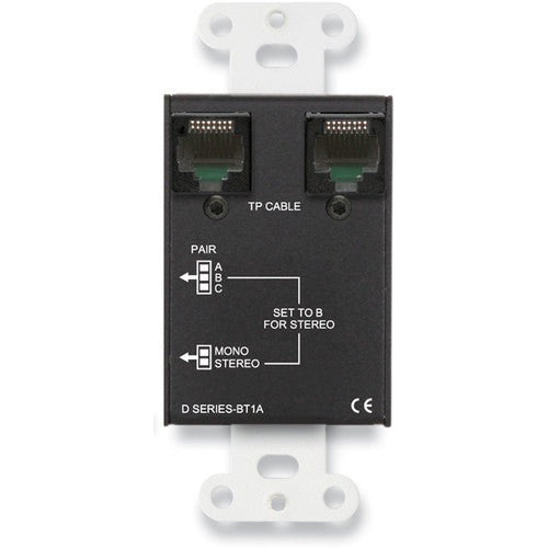 RDL DS-BT1A Interfaz de Audio Bluetooth Montaje en Pared Acero Inoxidable 1 Botón y LED