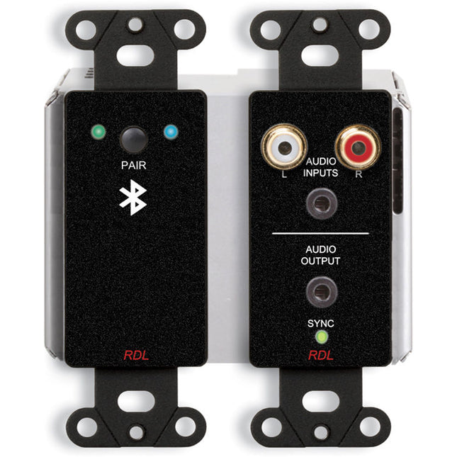 RDL DDB-BTN44 Interfaz de Audio Dante Bluetooth Bidireccional PoE 3.5mm RCA