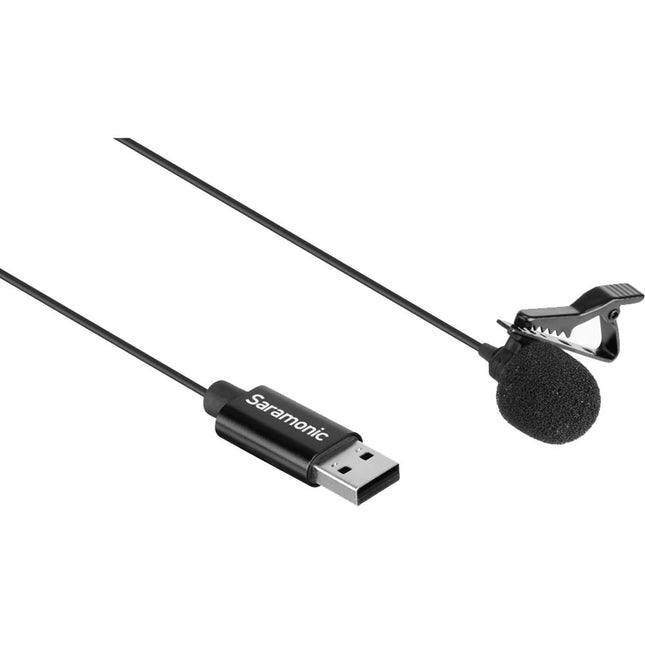 Micrófono Lavalier USB Saramonic SR-ULM10 Omnidireccional 2m Cable