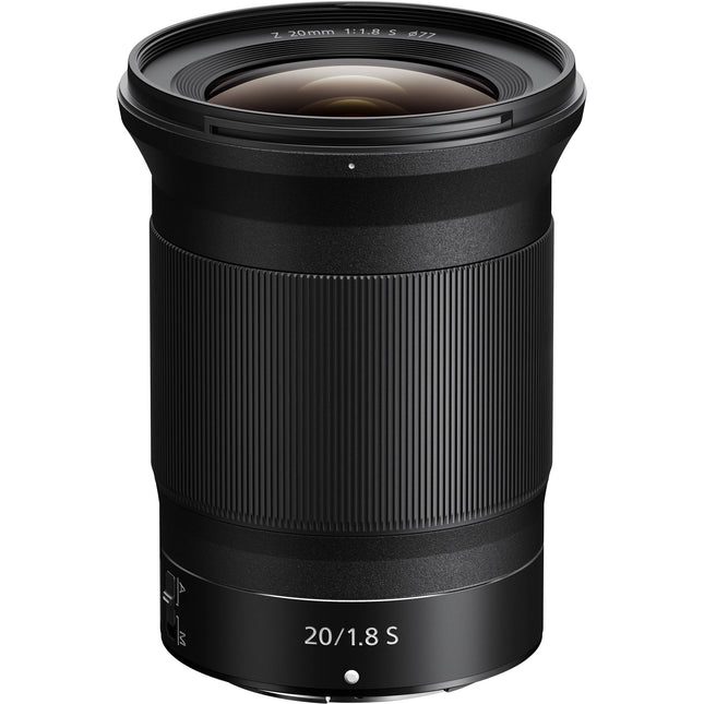 Nikon NIKKOR Z 20mm f/1.8 S Objetivo Z-Mount FX con Motor AF y Funda
