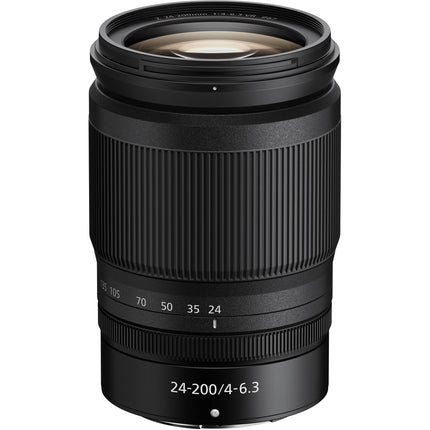 Nikon NIKKOR Z 24-200mm f4-6.3 VR Lente Teleobjetivo 7 Cuchillas Estabilización